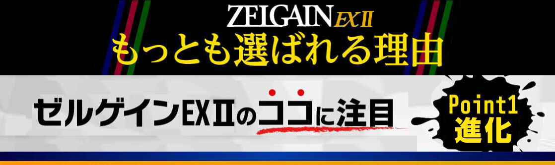 ZELGAIN EX最も選ばれる理由